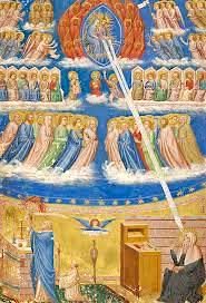 Medieval painting of Heaven